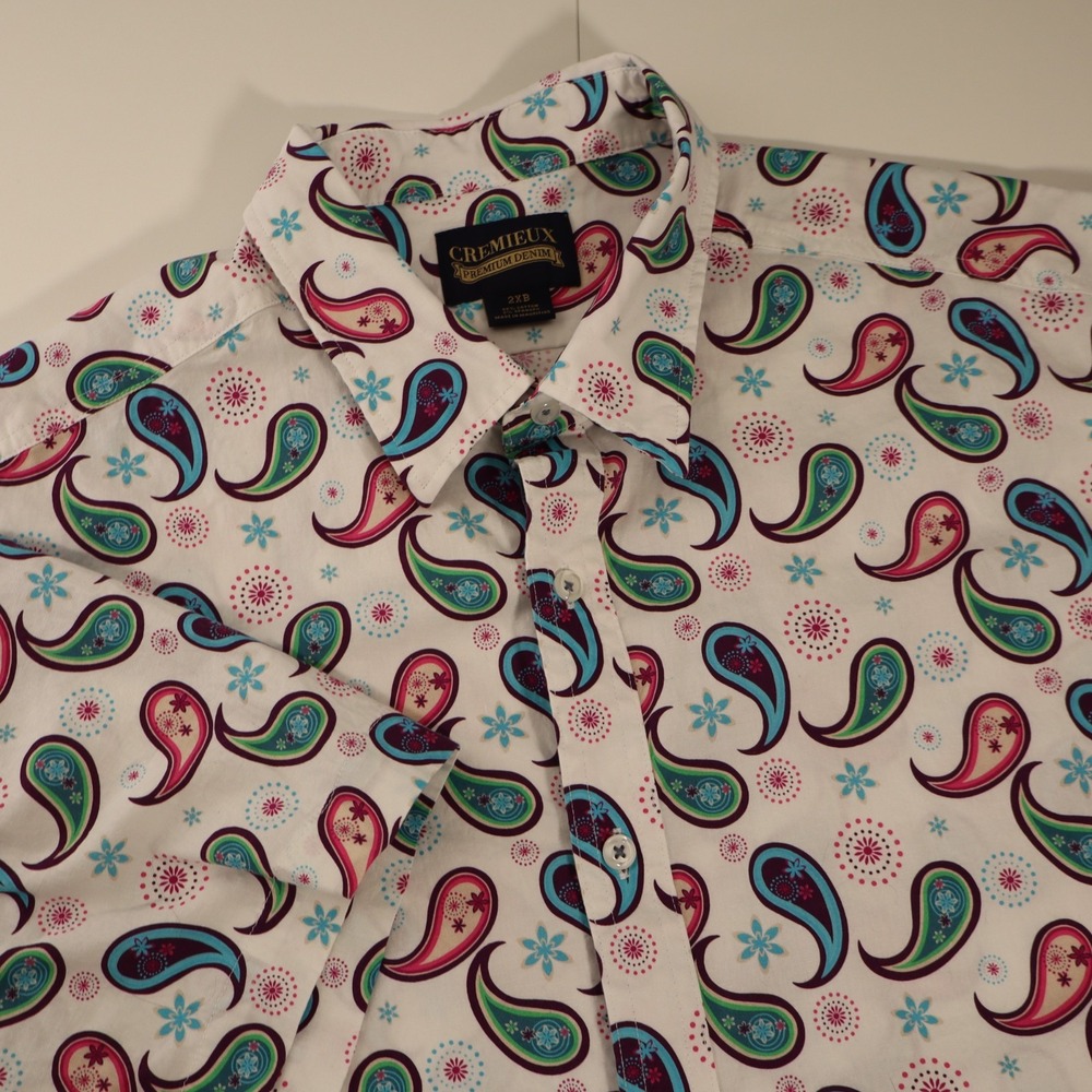 Cremieux Button Down Shirt Mens  Cotton 2XB
